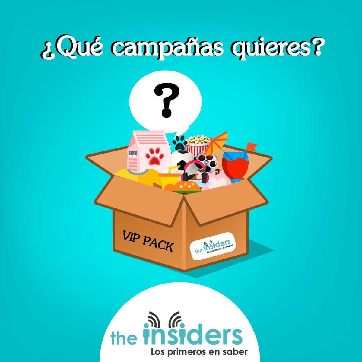 Insiders_Co's tweet photo. Cuéntanos ¿Qué campañas te gustaría en The Insiders? 
.

Déjanos aquí tu respuesta. 👇👇 https://t.co/AS9XRT2Nz9