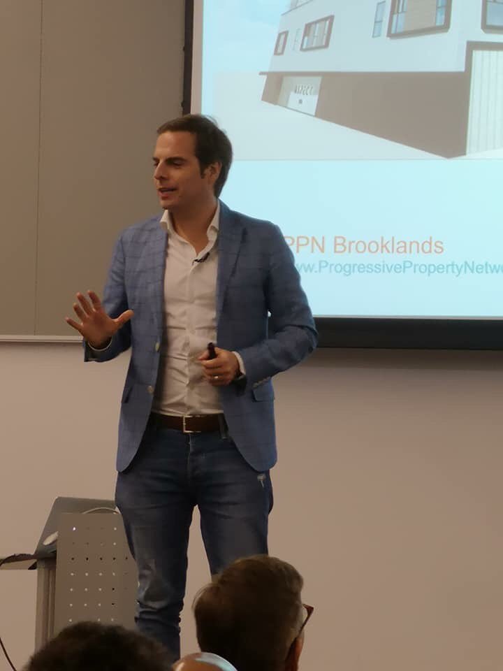 markprogressive's tweet image. At #PPNetwork #Brooklands talking about our latest commercial to residential project #property