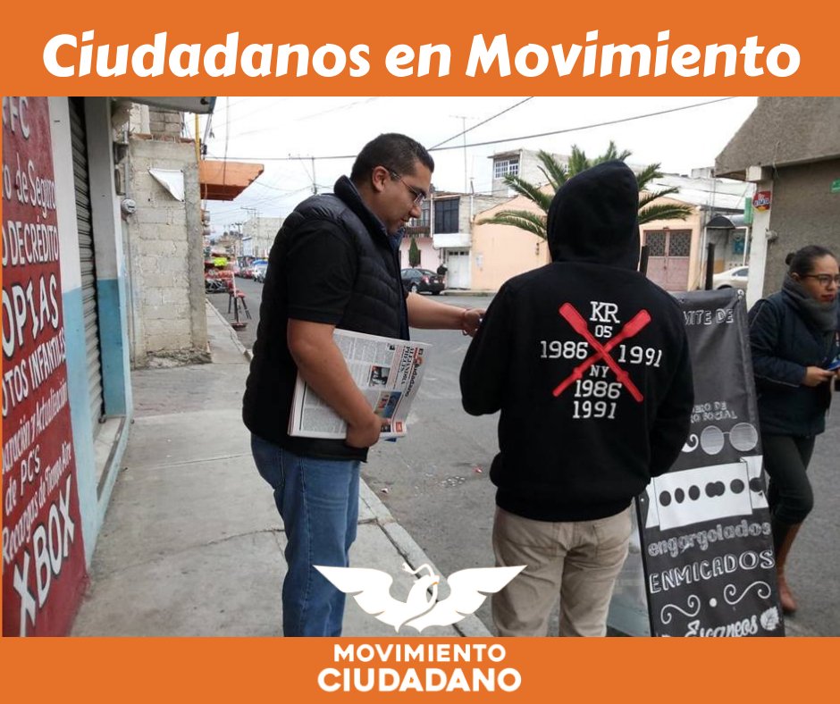 cuco_rivas's tweet photo. "Somos Ciudadanos en Movimiento"
Periódico "El Ciudadano"llego al barrio de Texcacoac, con el fin de mantener a los mexicanos informados de las actividades que se realizan a nivel nacional en Movimiento Ciudadano, porque nosotros tenemos Prohibido NO Informar.
#BrigadasCiudadanas https://t.co/T5HHVuwhPH
