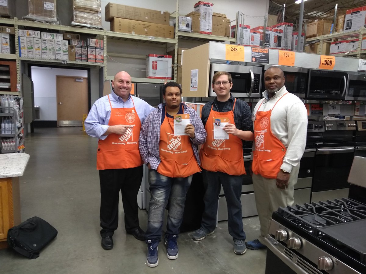 Millwork Specialists Joe and Justin getting much deserved recognition from Tony and Russell with HDE. Way to crush Average Lead Value Joe and Justin! #3639 <a href="/RanSmith4/">Ran Smith</a> <a href="/THDTonyBrennan/">Tony</a> <a href="/hedrick_tom/">Tom Hedrick</a> <a href="/Edwards83Mat/">Marcus Edwards</a> <a href="/michaelleon/">Michael Leon</a>