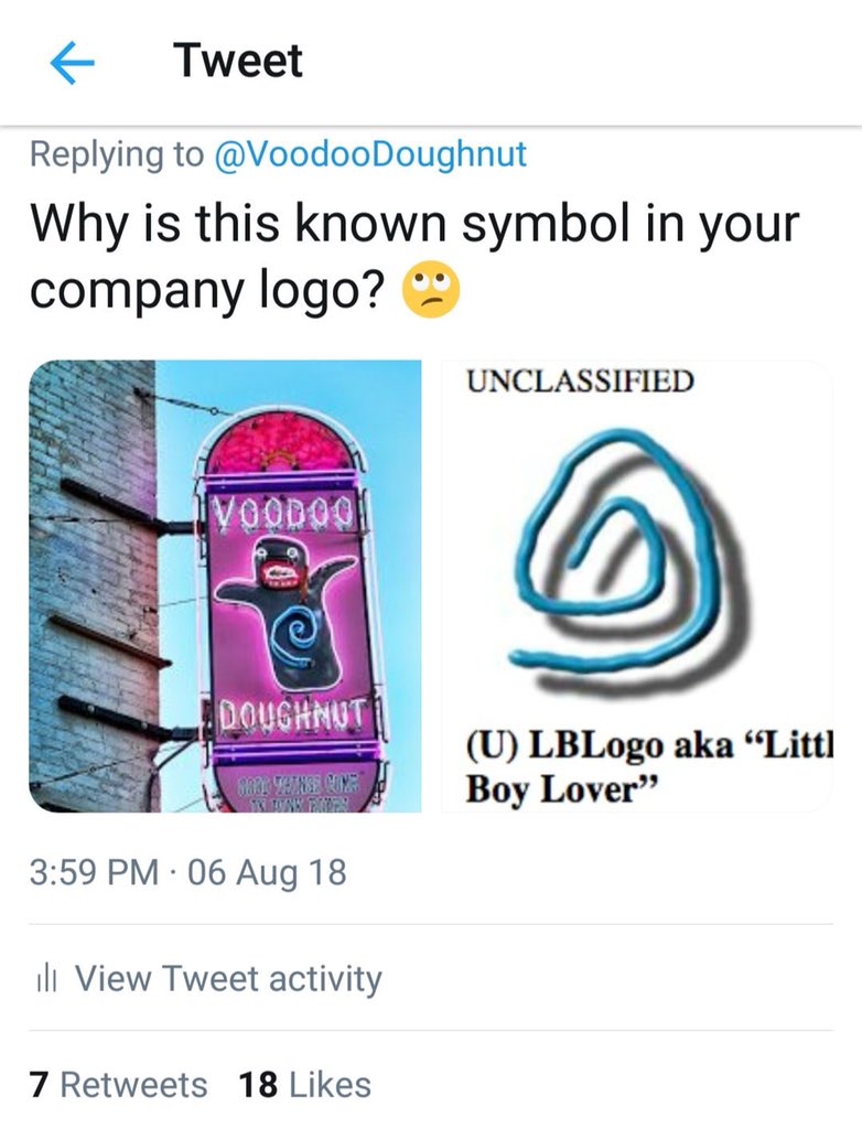 Twitter पर An Open Secret: "The Voodoo Doughnuts symbol is VERY ...