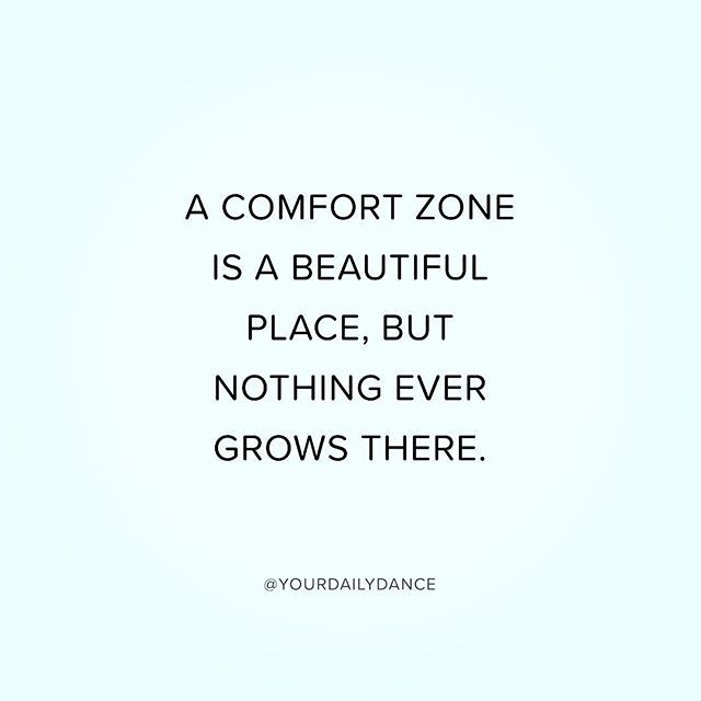 YourDailyDance's tweet photo. Comfort zones... #wordsofwisdom #dancers #ballet #pushyourlimits #dance #dancequotes https://t.co/oHtWGfokM8