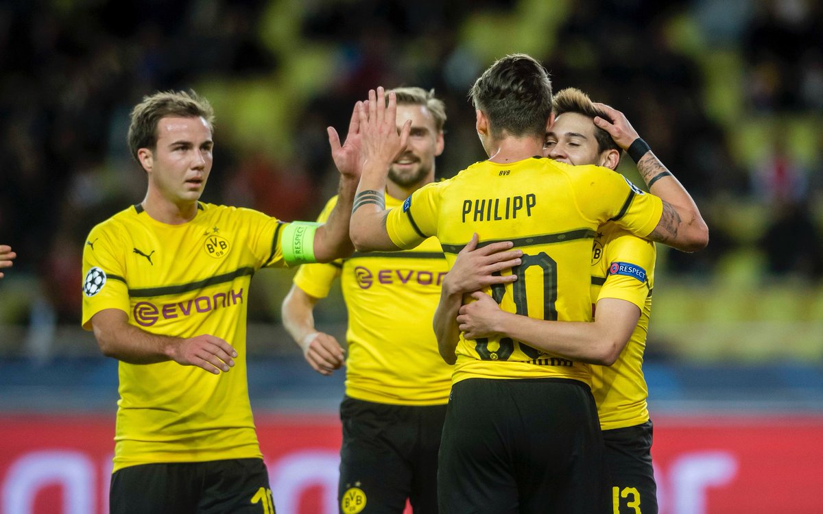 Celebración de uno de los goles.