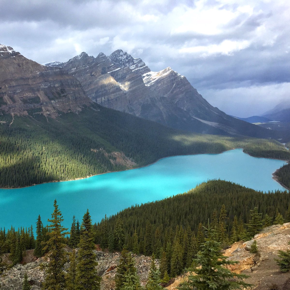 Partimepassport's tweet photo. It’s #InternationalMountainDay today and the perfect excuse to share this beauty 😍 #peytolake #canada https://t.co/1qDWrYUZhu