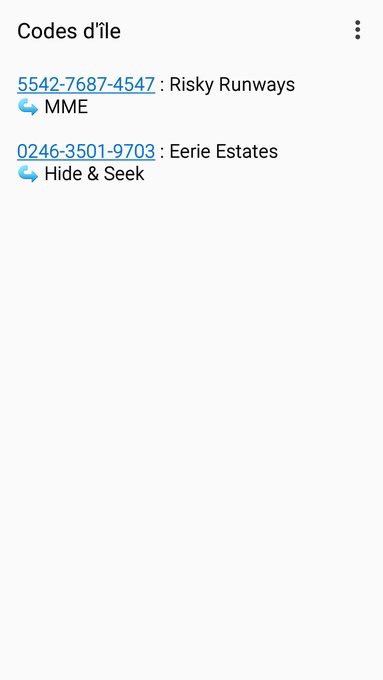 yanteh french fortnite leaker on twitter codes pour deux des iles a la une dans le mode creatif - code mode creatif fortnite death run