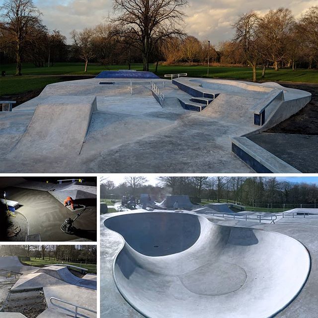 MaverickSkate's tweet photo. STOKED to have more concrete complete & ready to roll in Leek, Staffordshire. Located in Brough Park (ST13 6AS) MASSIVE thanks to our Maverick crew, @staffordshiremoorlandsdc and the local riders... GO GET SOME! #maverickskateparks #leekskatepark #broughpark #skatepark https://t.co/j0MkK2Bpsl