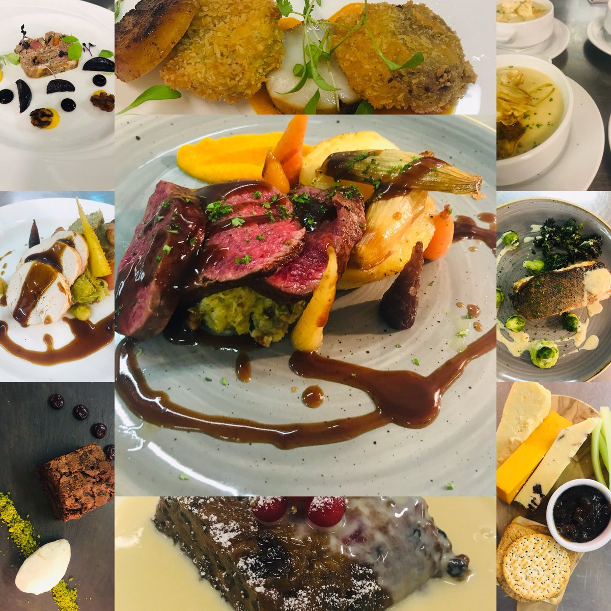 tamesidechef's tweet photo. Christmas dinner @TCReflections with level 2 students from @TamesideCollege https://t.co/khsuDbRP9C
