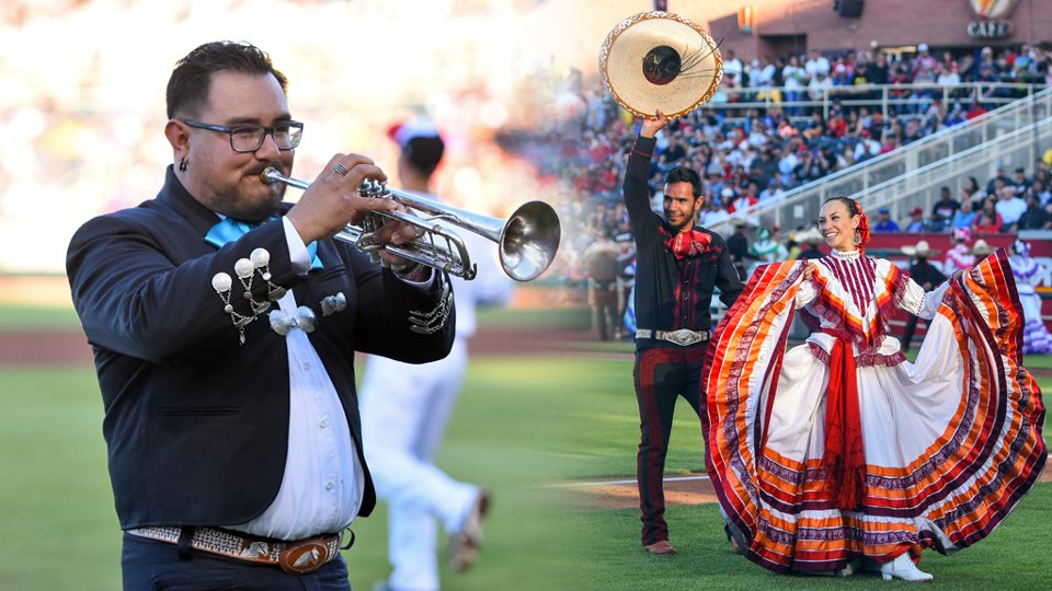Minor League Baseball (@milb) on Twitter photo "Mariachis provide the soundtrack to people's lives"
The <a href="/ABQTopes/">Albuquerque Isotopes</a> won the Copa de la Diversión for their <a href="/MariachisNM/">Mariachis de Nuevo México</a> identity! #MiLBesDivertido
📰: atmlb.com/2L9wTHG "Mariachis provide the soundtrack to people's lives"
The <a href="/ABQTopes/">Albuquerque Isotopes</a> won the Copa de la Diversión for their <a href="/MariachisNM/">Mariachis de Nuevo México</a> identity! #MiLBesDivertido
📰: atmlb.com/2L9wTHG