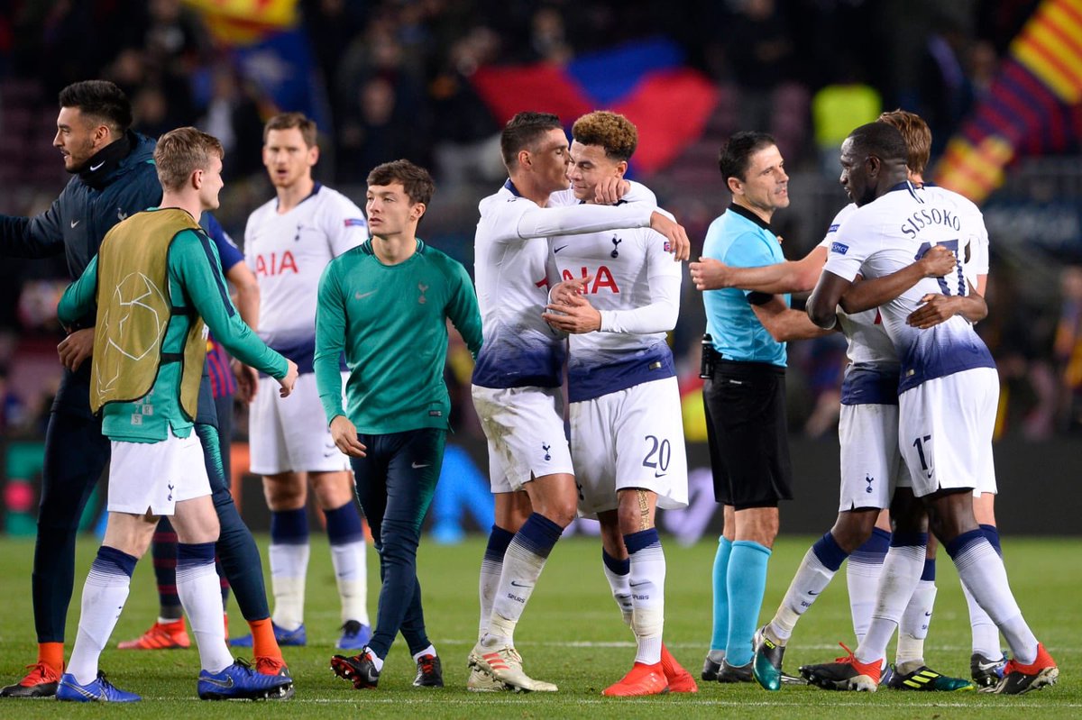 Incredible boys. Well done. #UCL #COYS