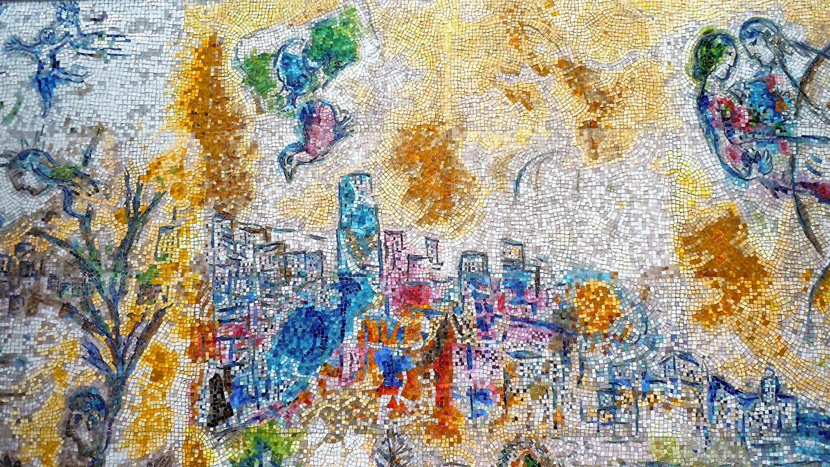 Shared from Photos app
1 photo Part of the massive Chalder mosaic in downtown Chicago.