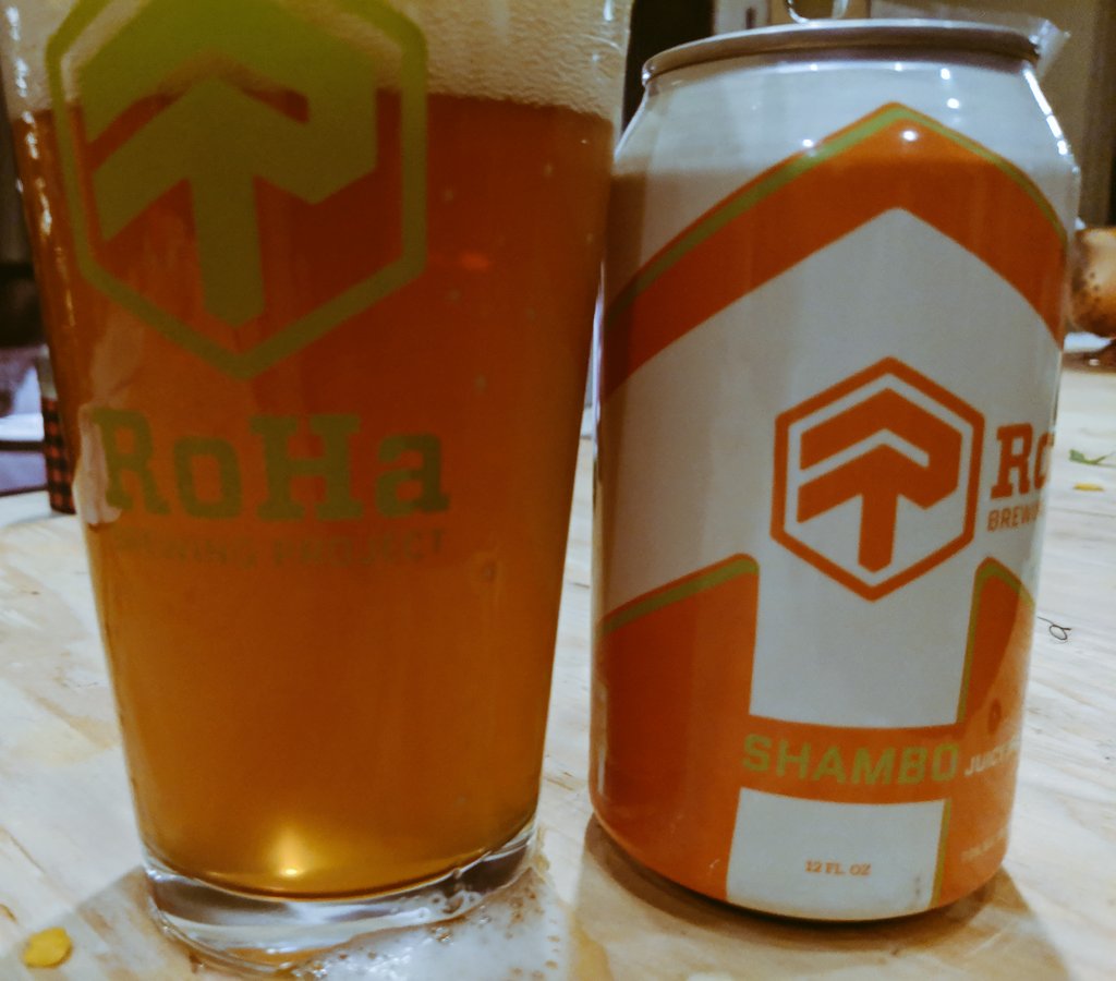 rohabrewing's tweet image. Are you Rock, Paper, or scissors?  RoHa Shambo, juicy IPA.

#RoHaShambo