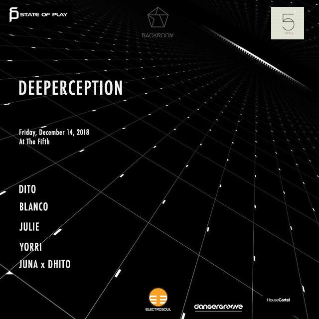DEEPERFECTION - this Friday

Featuring 
Dito
Julie (state of play) 
Blanco (electro soul) 
Yorri (house cartel) 
Juna X Dhito (danger grove)