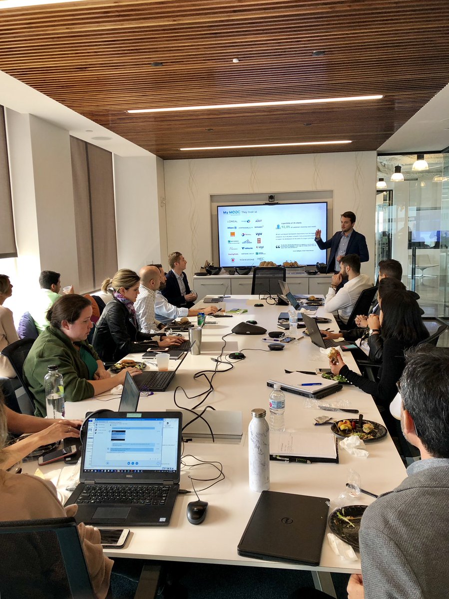Today we had our friends from <a href="/My_Mooc/">My Mooc</a> join us for our monthly #LearningLunch. They’re doing big things in #content and #curation!