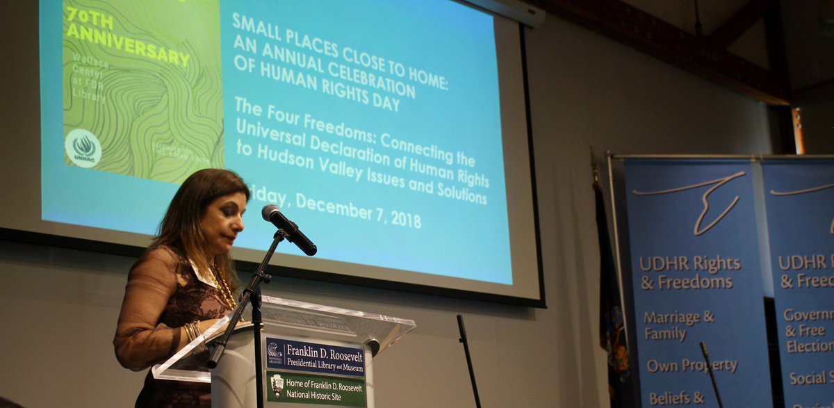 ervalkill's tweet photo. The celebration of the 70th anniversary of the Universal Declaration of Human Rights took place in Hyde Park this past Friday, December 7th. Residents and local public figures of Hyde Park gathered to discuss the document's profound and lasting influence. https://t.co/RVwQ72Suc8