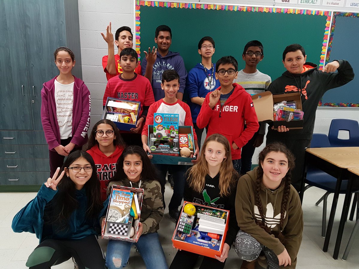 802 did such a great job pulling 5 shoe boxes together for #ILoveFirstPeoples I couldn't be more proud to be their teacher. #tsmspride