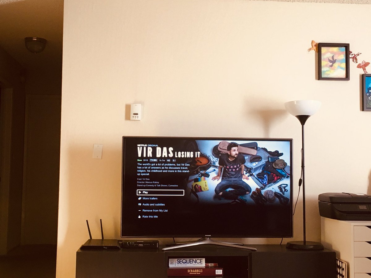 BonaColaco's tweet photo. When mom &amp; dad visited CA earlier this year, one of the highlights of the trip was seeing @thevirdas live in SF! Let’s see if I can spot the 3 of us in the audience! All set for the laughter...again! 😁 #LosingIT @netflix https://t.co/M8veFIRMHu