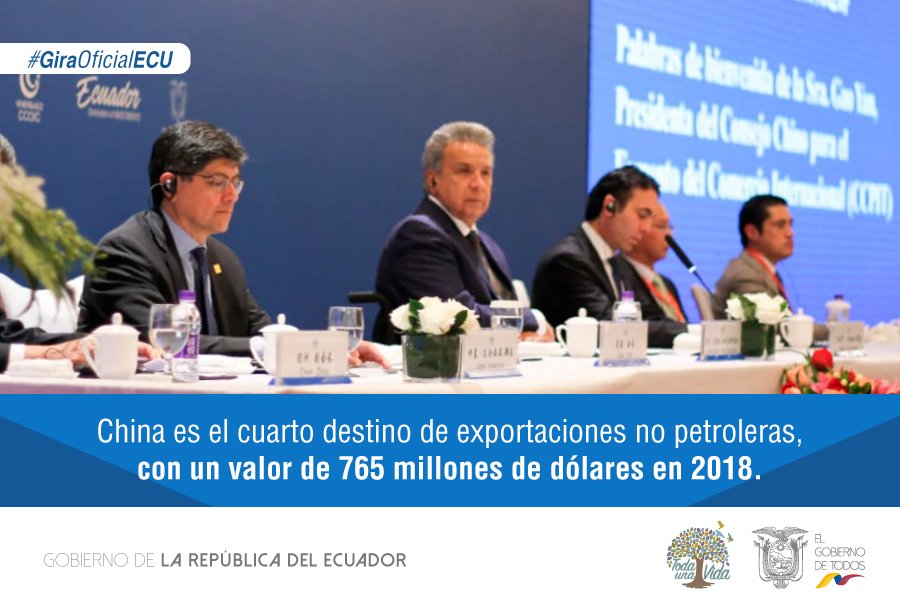 El Foro de Inversiones Ecuador - China fue un evento llevado a cabo dentro de la #GiraOficialECU. Estos eventos permiten estrechar los lazos comerciales que a lo largo de los años han ido mejorando paulatinamente entre las dos naciones, aseveró el presidente, <a href="/Lenin/">Lenín Moreno</a> Moreno.