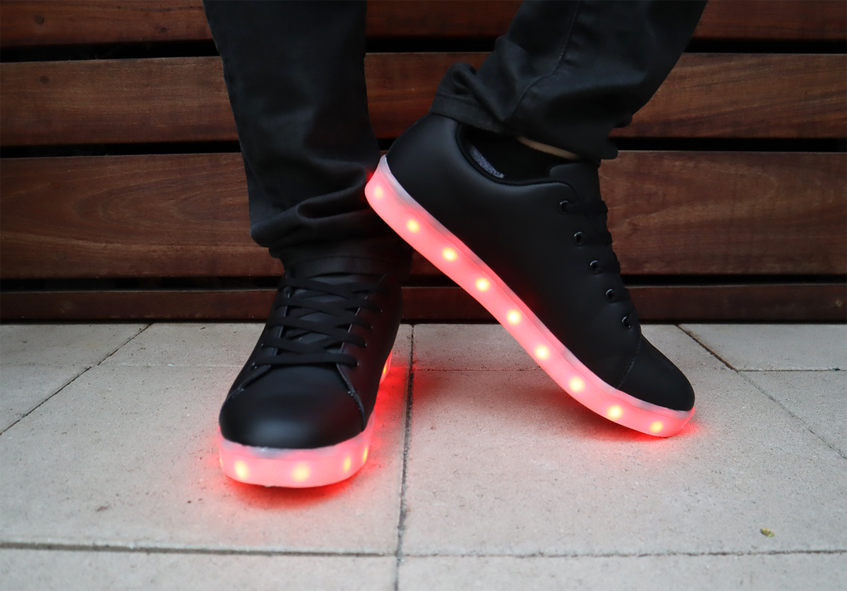 ElectricStyles1's tweet photo. Our Black APP Controlled Light Up shoes are in-stock and ready to ship before Christmas. 🖤  Did you grab a pair for someone on your shopping list?

Shop shoes: https://t.co/bOjB3HqdPJ https://t.co/sz8rlR2NnZ