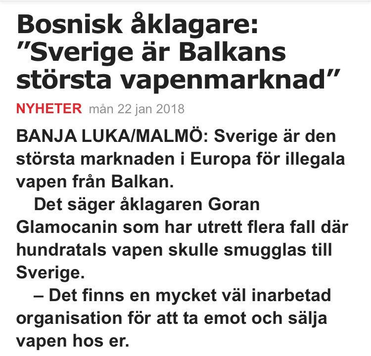 Dags för våra politiker och polismyndigheten att förstå att #läckageteorin är en myt och de #illegalavapnen smugglas in... och inga #vapenlagar stoppar detta!

Satsa på Tullen!

#adventskalender #tull #pewpewlife #iamthegunlobby #debatt #svpol #eupol #dukangöraskillnad #val2018