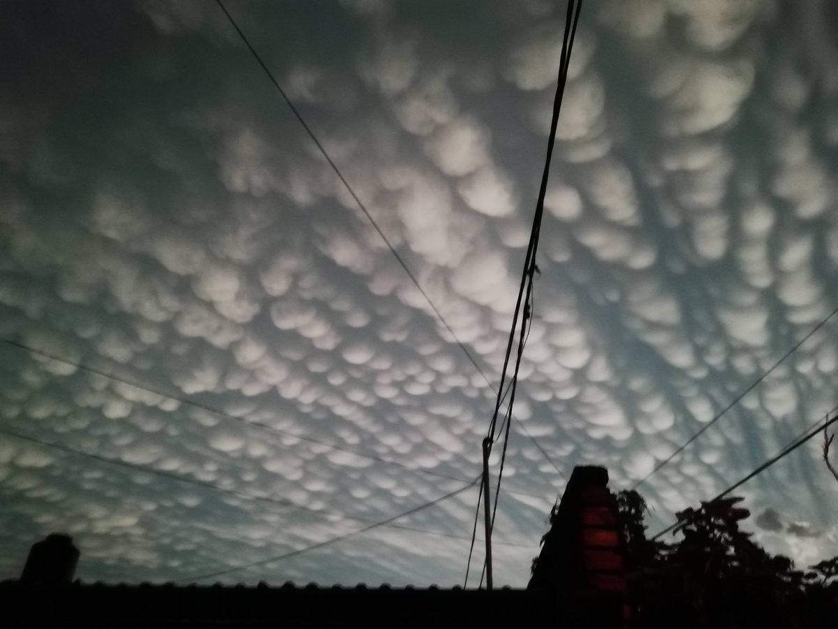 coqui2005's tweet photo. No, estas son mammatus!!!!!!!! https://t.co/JsXsTdycJ9