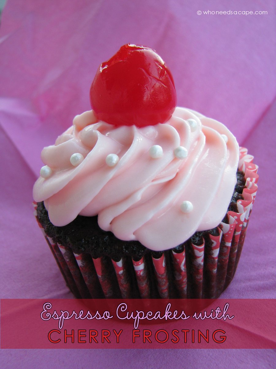 Recipleaser's tweet photo. You had me at Espresso! Espresso Cupcakes with Cherry Frosting by the ladies at @whoneedsacape #Recipleaser #WhoNeedsACape #espresso #cupcakes #dessert #recipe https://t.co/cA0IS7VvAi https://t.co/7ci6Mj5vfF