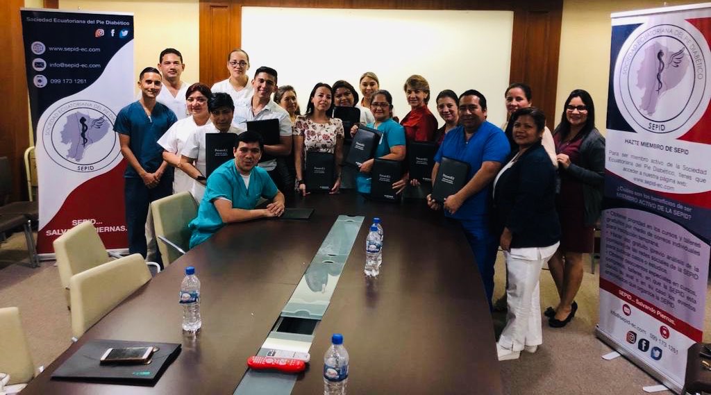 munoz_bibi's tweet photo. Diabetic Foot Rescue: our Project and Campaign is spreading in LATAM Early detection of foot at risk advanced wound care
Project presentation to SS’s health care centers (IESS) and gubernamental Hospitals Guayaquil ECUADOR #SEPID #BBraun #SharingExpertise#PREVENKIT https://t.co/bf4MXqjcA5
