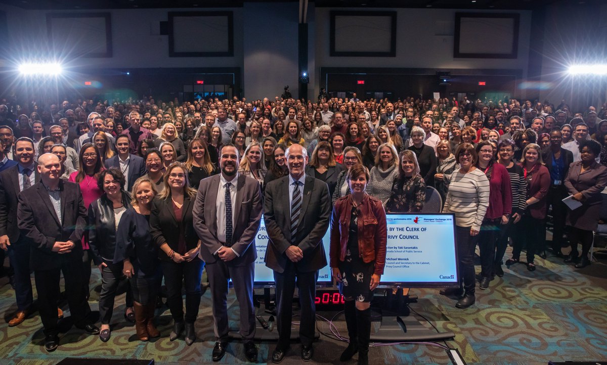 ConseilPriveCA's tweet photo. Encore cette année, j’ai participé à #MEG2018, une communauté de gestionnaires qui n’a cessé de grandir et qui, aujourd’hui, est un réseau dynamique qui contribue à façonner l’avenir de la fonction publique. https://t.co/ixK44mOQWP