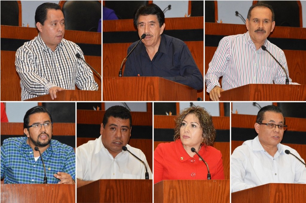 Intervienen los diputados @jorgesalgado10, <a href="/BernardoOrtega_/">BernardoOrtegaJ</a>, <a href="/Moyreyess/">Moisés Reyes Sandoval</a>, <a href="/AliciaZamora_/">Alicia Zamora Villalva</a>, <a href="/AntonioHelguera/">Antonio Helguera Jiménez</a>, Marco Antonio Cabada y Jesús Villanueva Vega en relación a la división de poderes y la Ley Federal de Remuneraciones de los Servidores Públicos.