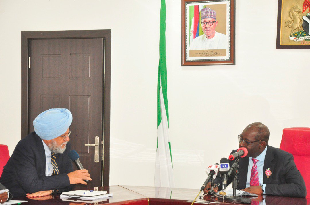 GovernorObaseki's tweet photo. 1.
During a meeting with the @WorldBank officials, I expressed appreciation to the @WorldBank for its intervention in the state, which has helped us domesticate a number of development models through the State for Employment and Expenditure For Results (#SEEFOR ) programme. https://t.co/AVbyipgVjm
