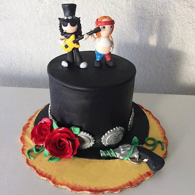 CocoLimonBakery's tweet photo. Guns n roses cake!!! #cocolimon #slash #cakedecoration #rocknroll #rockmusic #appetitefordestruction #sugarart #fondantcake #irapuato🍓 https://t.co/UxwO04hpVJ