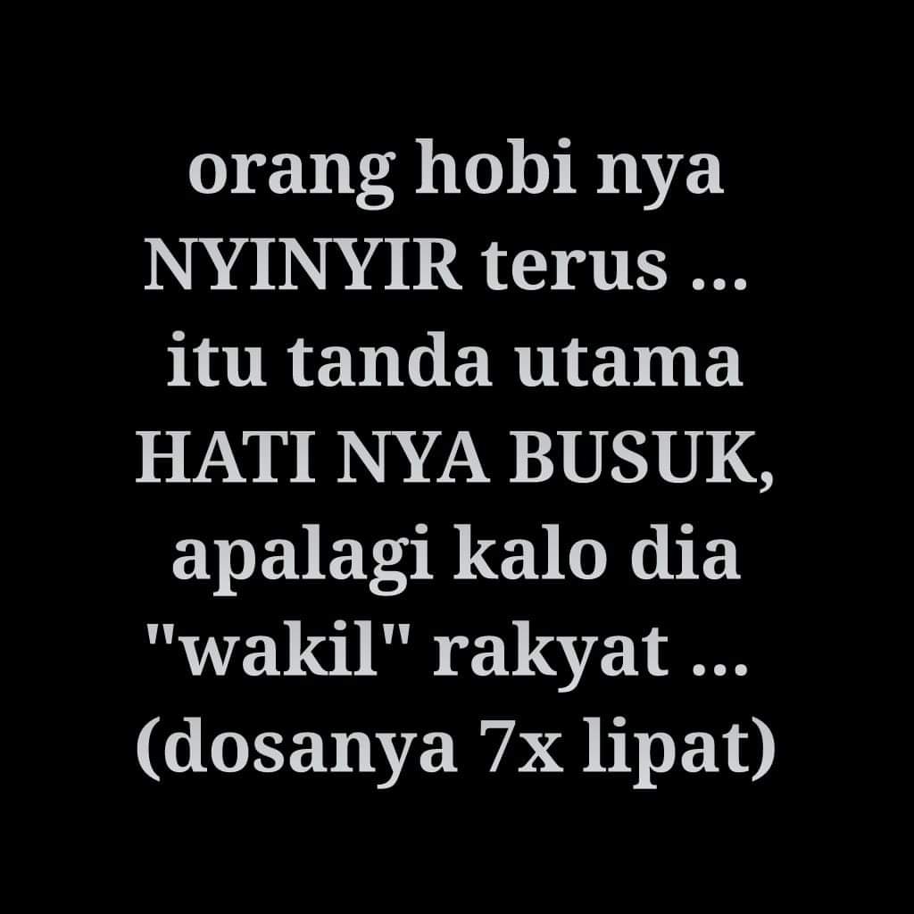 YukeSumeru's tweet photo. cek, mrk yg nyinyir kpd hal2 positif menurut kaidah2 umum .... salaam juwas. https://t.co/tn7pBIpsP6