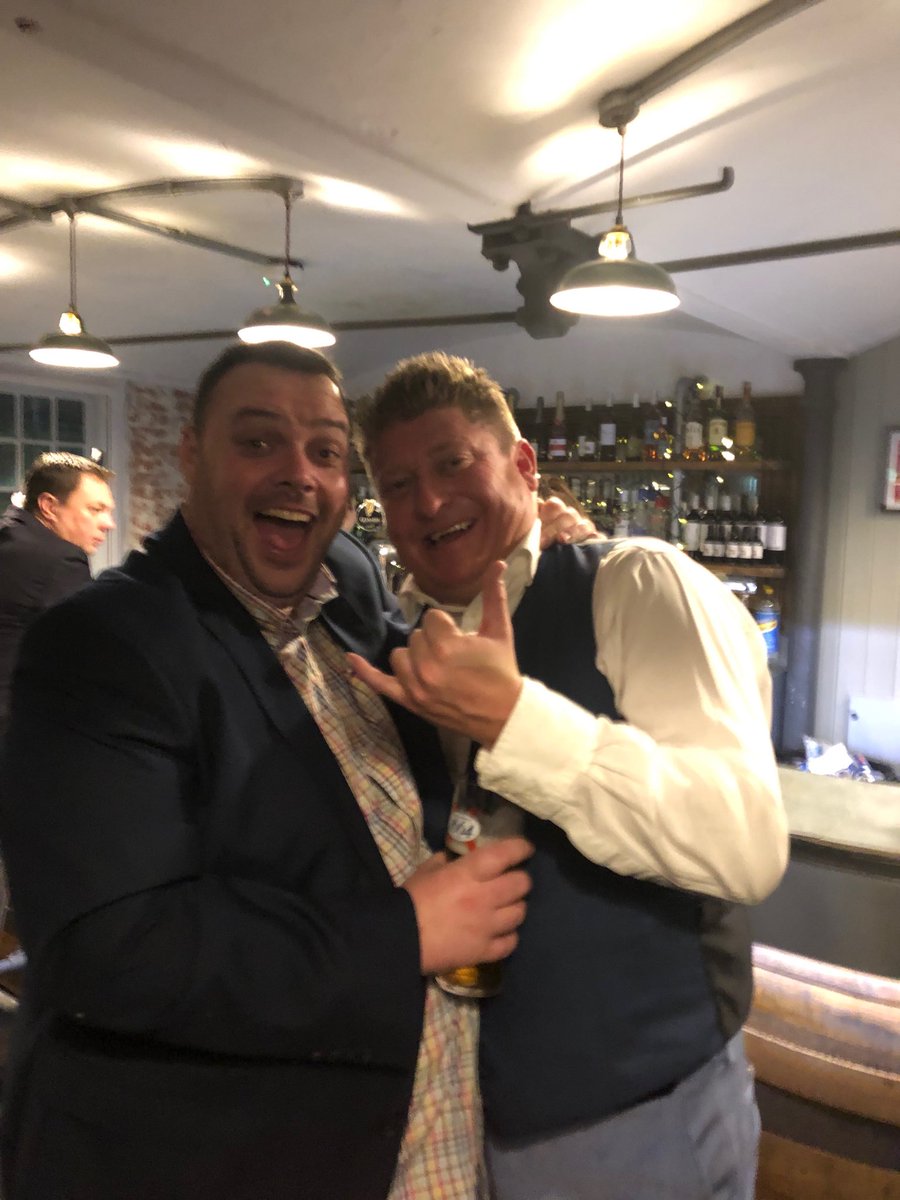 Jeremyskinner22's tweet photo. Everyone’s favourite comedy duo !!! Live at Tim’s Wedding https://t.co/t5w8yXAois