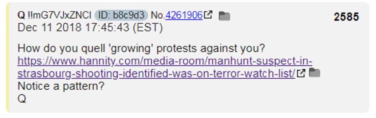 90NutrientsADay's tweet photo. Nice to get some validation from none other than #QAnon, Pretty obvious though, to be honest.
#GiletsJaunes https://t.co/nMnt5dRXEu
