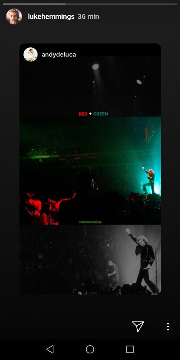 Luke y Andy  en instagram