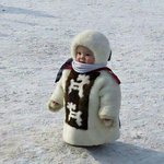 リアル雪だるま!雪国の防寒着が可愛い!