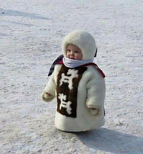 リアル雪だるまｗｗｗ雪国の防寒着が可愛いｗｗｗ