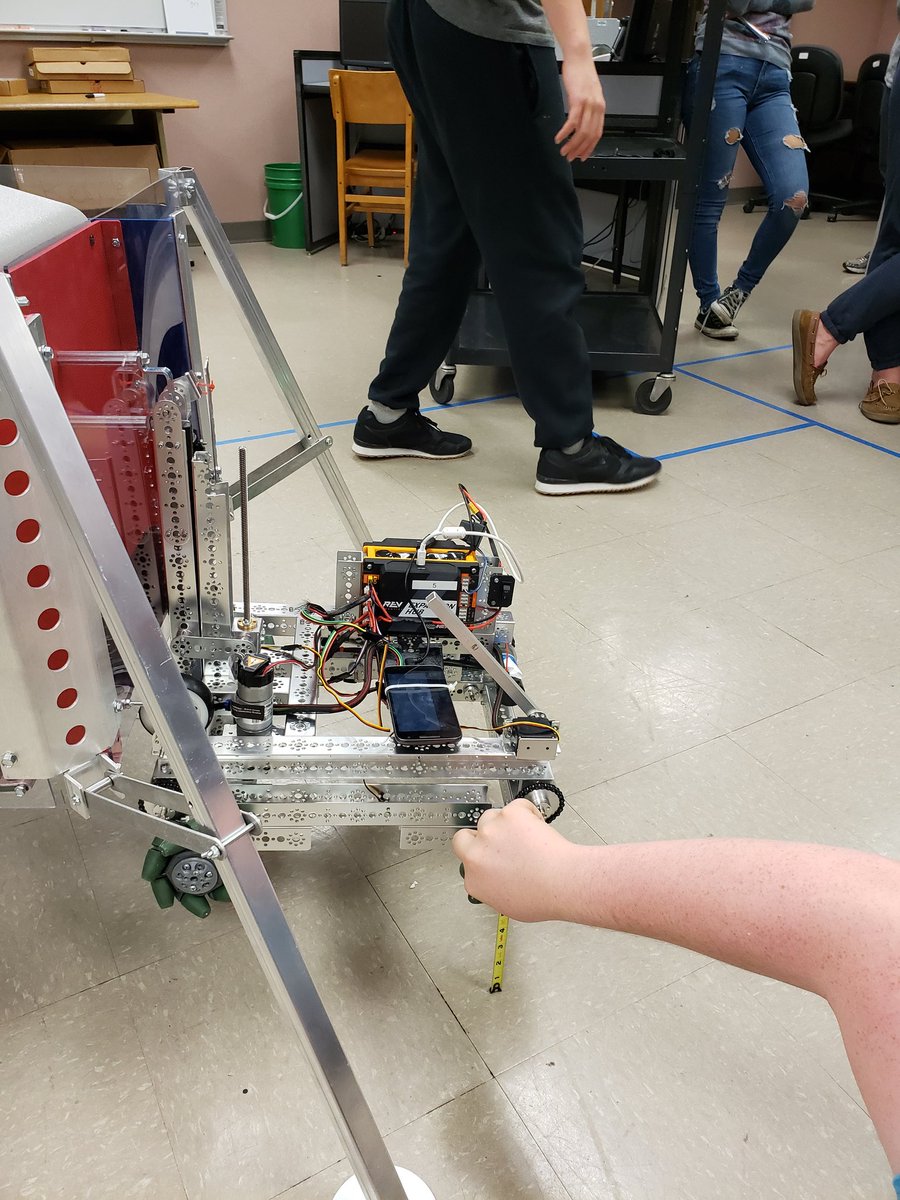 Another successful evening for Robotics. We have attached to the lunar modular and lifted over 4inches @FTC_Indiana <a href="/GoshenSchools/">Goshen Schools</a> <a href="/IndianaFIRST/">Indiana First PAC</a>