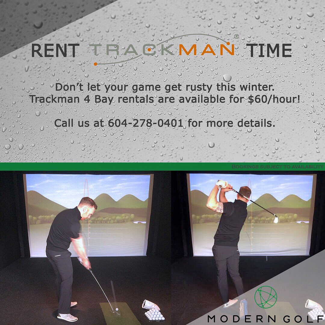 On the winter grind? Stay warm this winter and make the most out of your practice with #Trackman4! 🏌🏻‍♀️⛳️🏌🏼‍♂️ 

#ModernGolfVan #MGAdvantage