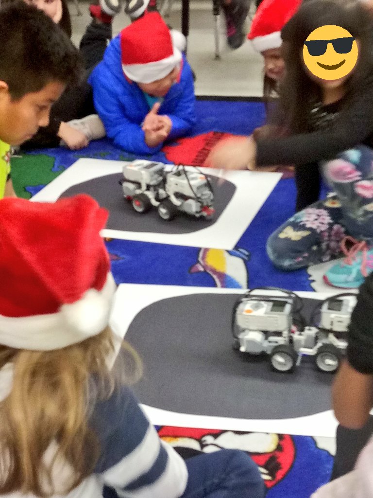 mcbride_edutech's tweet photo. Yes!!! It really does get this serious at @Dolphinville robotics but super FUN trying to be the number one team! Next up soccer! @Mindstorms_EV3 @LEGO_Education #RoboSumo #omgrobots @mrs_allsbrook this is the best season yet!! #dedicated #AnchoredInExcellence https://t.co/LAcHyCQNQt