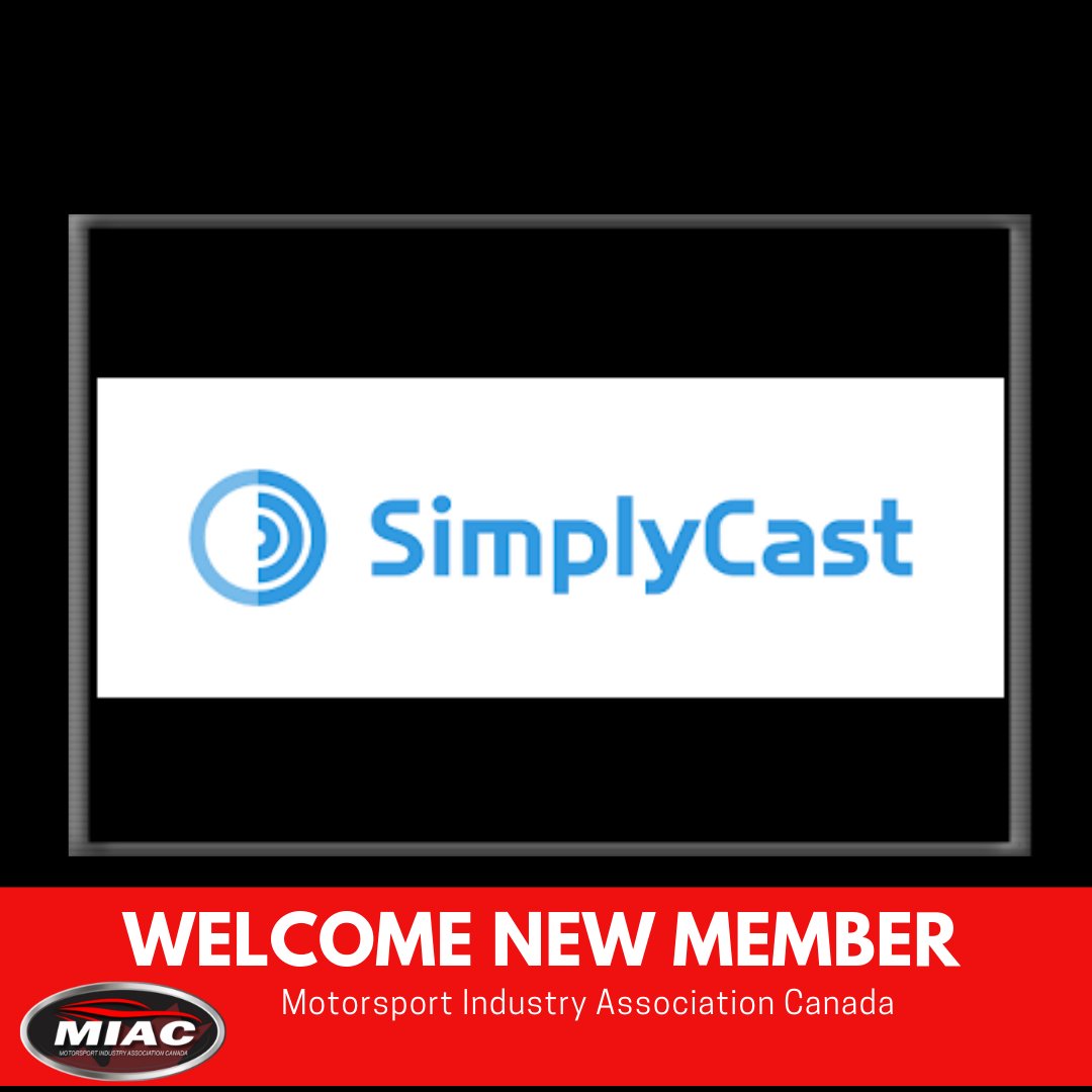 MotorsportCan's tweet photo. Welcome MIAC Member:  Simplycast  
All-in-One Engagement Automation Platform  https://t.co/bhfxuH6w1i https://t.co/PrpBpsjjRD