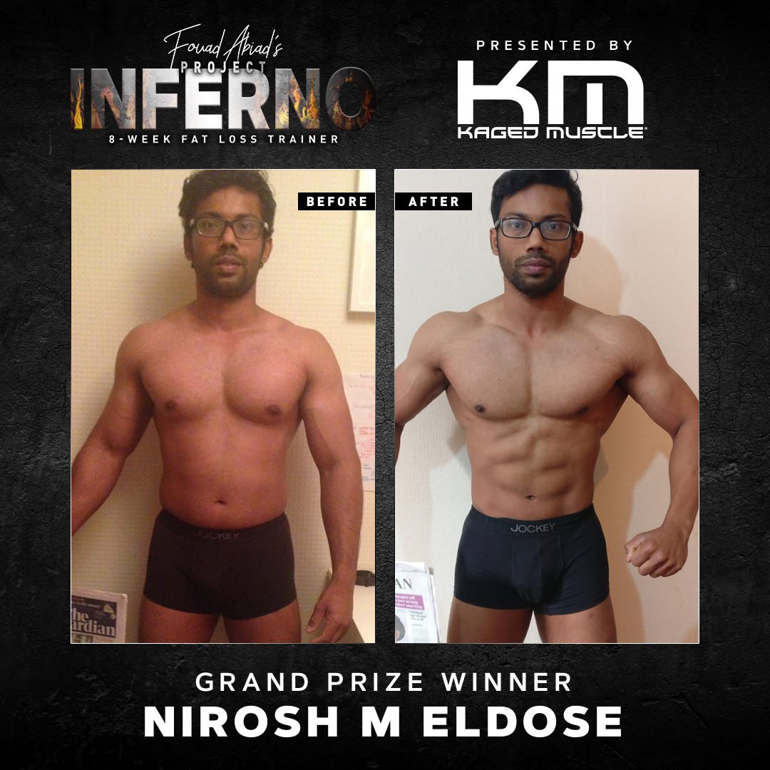 _Kaged's tweet photo. 🎉Congratulations to the winners of @TheFouadAbiad's #ProjectInferno 8-Week Fat Loss Trainer Challenge! Sign up for our 2019 Transformation Challenge! ➡https://t.co/Zgry6yZYC9💪 #KMsupps
🏆Grand Prize Winner: Nirosh M Eldose
🥇1st Runner-Ups: Zhen Adam Ting, Brian Whelan https://t.co/nIxziX4icz