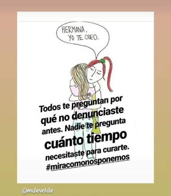 EluBep's tweet photo. #ThelmaFardin  con  vos hermana en esta lucha... https://t.co/PlgSjtNhTR