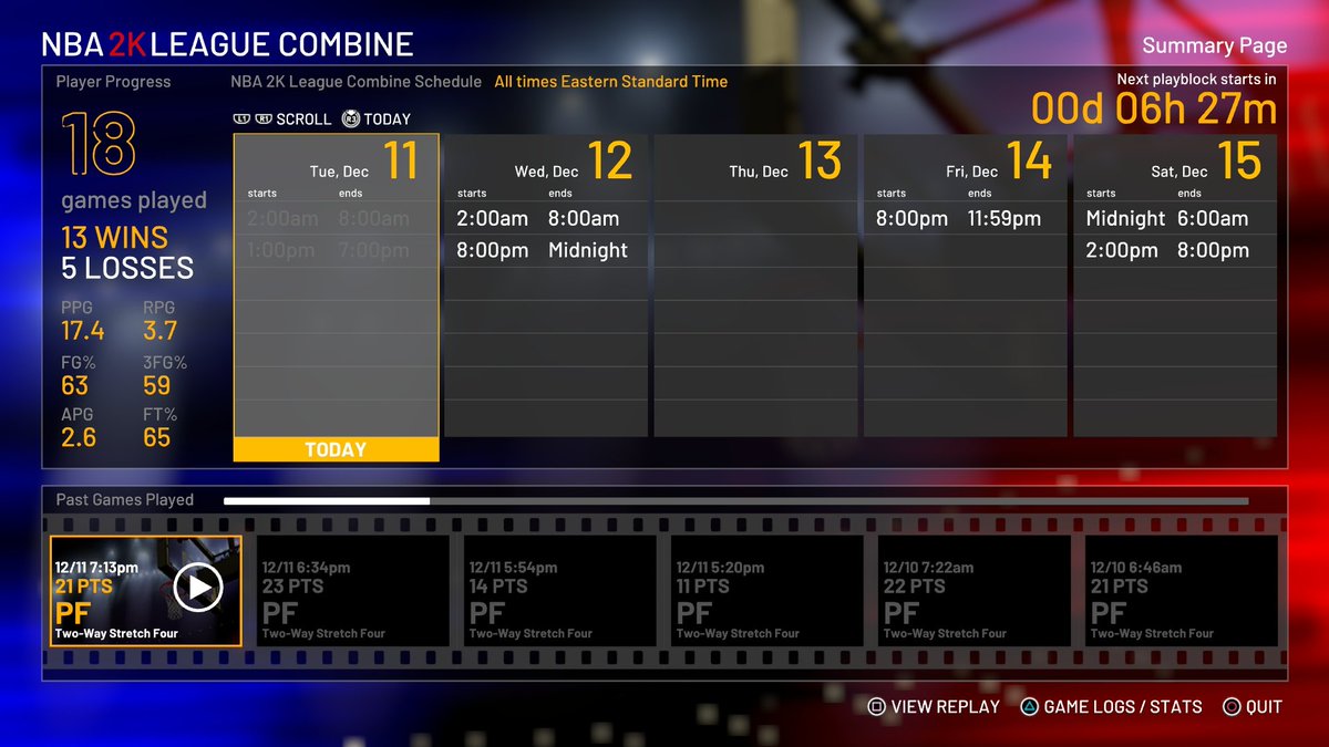 nate_2k's tweet image. Great day of #2KLCombine 4-0! 8-2 during the evening windows and 13-5 overall. Now to rewatch &amp;amp; highlight the games in the stream 💪🏾Thanks to those who popped in.