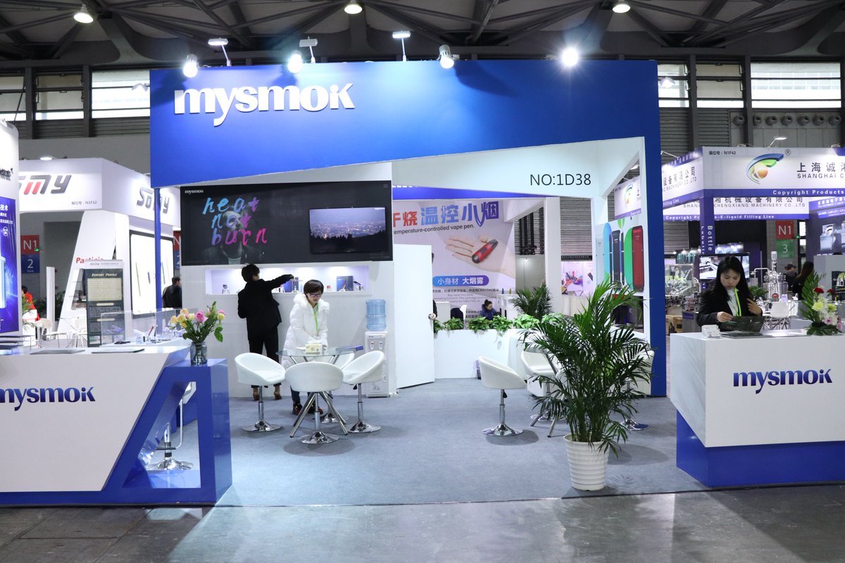 ashleylinxin's tweet photo. The Shanghai ecig expo came to a successful end. Thank you all for you visit. 
#mysmok #heatnotburn #tobaccoheating https://t.co/OIp9Bz6SxT