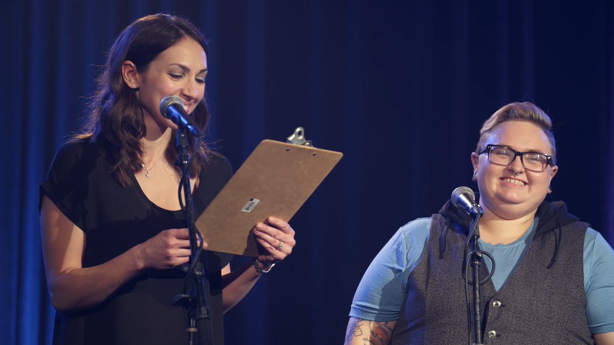 Mortified's tweet photo. Bucket list moment. ✔️ Imagine writing fanmail as a teen to your favorite soap opera star. Then having her read it on stage years later. Find out what happened next on this week’s podcast. And in an episode of #theMortifiedGuide on Netflix. #AllMyChildren https://t.co/fLD5OFvojr https://t.co/uIea1GnMYq