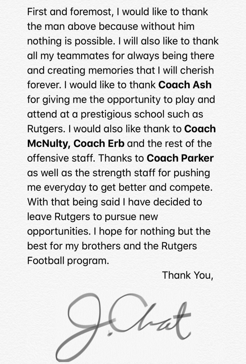 Jchatman17's tweet photo. Thank You, @RFootball https://t.co/nkiaBZNVAc