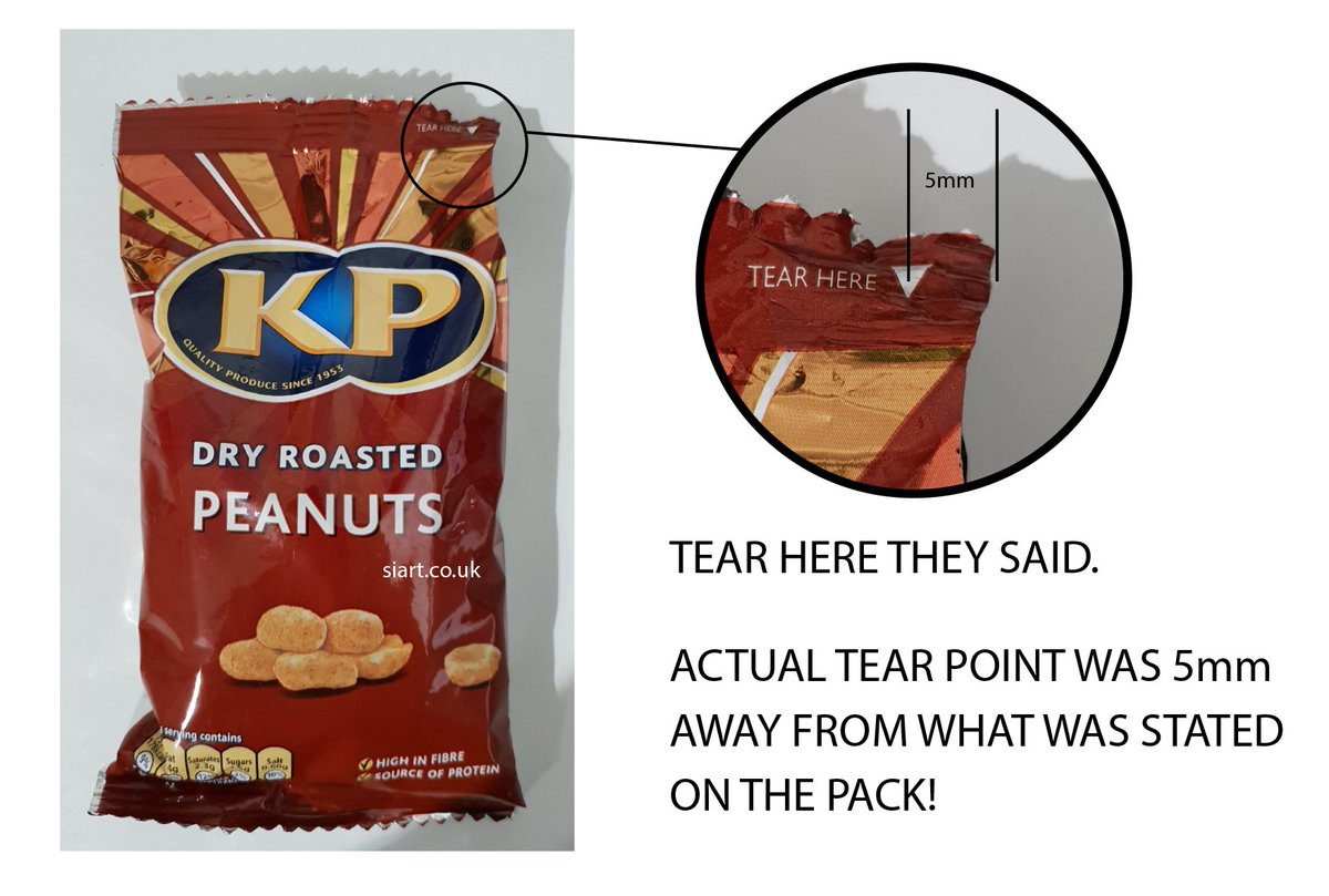 This is unbelievable, bet they paid good money for this packet of <a href="/KPSnacks/">KP Snacks</a> dry roasted peanuts too!