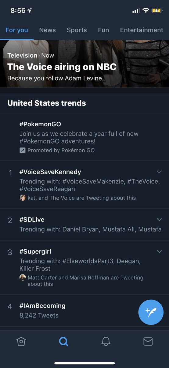 A_Huffstutler's tweet image. So... if @imkennedyholmes isn’t saved, something is messed up... #VoiceSaveKennedy