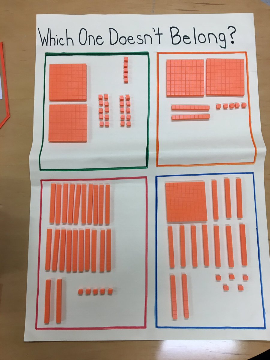 BlessingMahopac's tweet photo. Which One Doesn’t Belong? This is one of the WODB’s our t’s created tonight! #GuidedMathTTT #MathRocksInPac #mathstretches @Ms_Forman_MHS @WODBMath @MahopacSchools https://t.co/zEJYH05meM