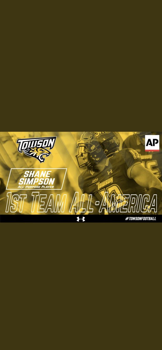 Shane_Simpson18's tweet photo. 2x All American 🙏🏽 This award isn’t just about me even though my names there! This is for Towson, my family/friends, teammates/coaches, and most importantly the man upstairs! Thank you everyone that helped me achieved this! 📈 💪🏽
#Mark11:24
#YearOfTheComeback https://t.co/U7sWxBg41I